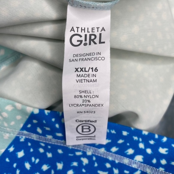 Athleta Girl Mock Neck Rashguard Top - Picture 3 of 5